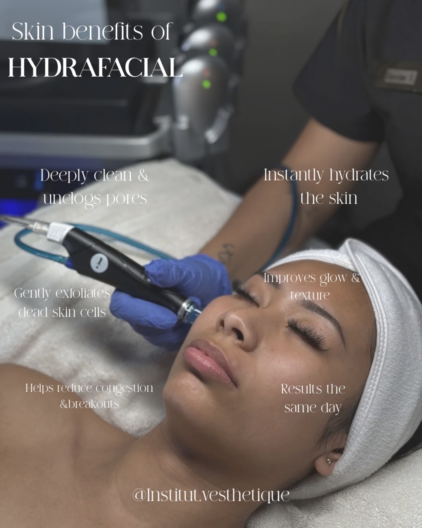 Bienfaits du HydraFacial pour la peau — Institut V Esthétique Montréal