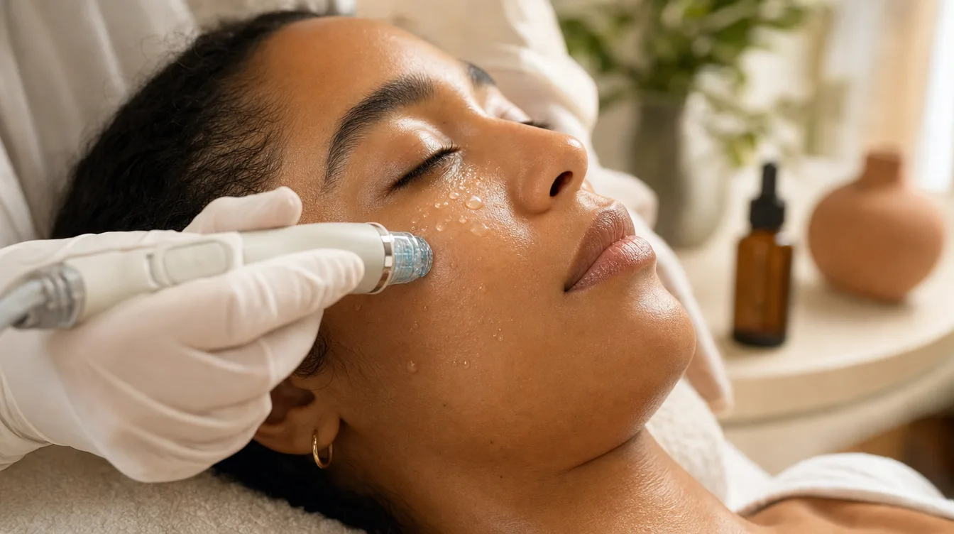 HydraFacial à Montréal, éclat immédiat - Institut V Esthétique
