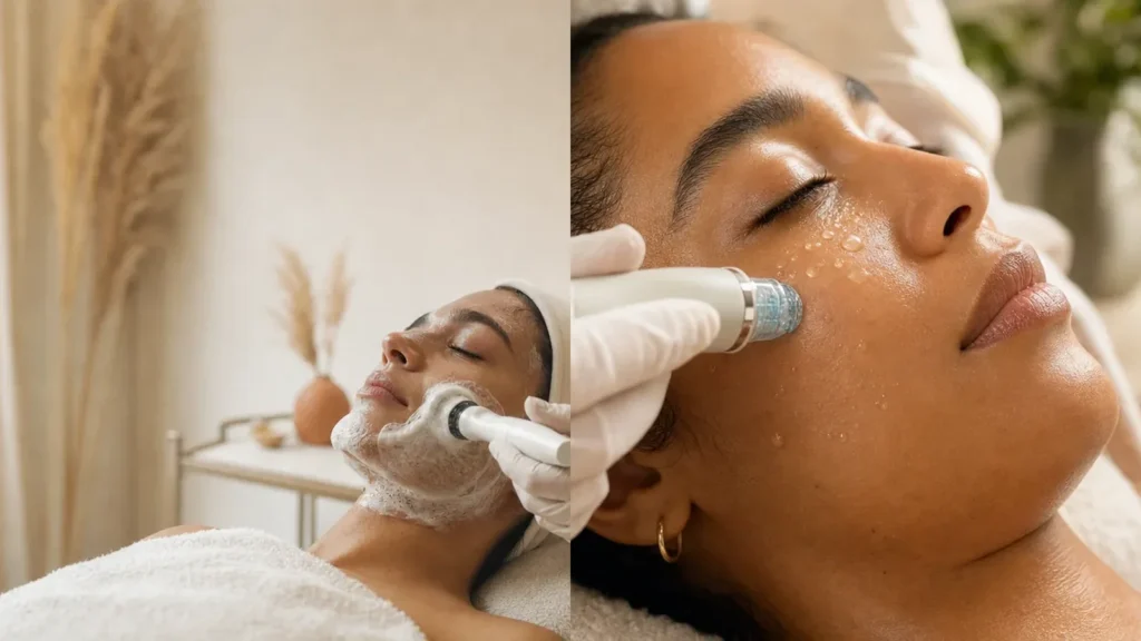 OxyGeneo vs HydraFacial: Which Facial Fits Your Goal? - Institut V Esthétique Montréal